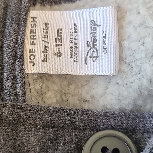 Soft grey Mickey Mouse overalls - Picture 3 of 7